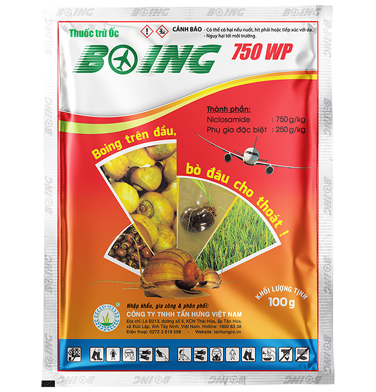 Thuốc trừ ốc Boing 750WP